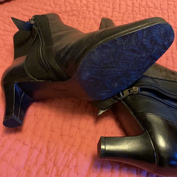 Black ankle booties. Never worn. - Picture 5 of 6